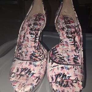 Jessica Simpson Artistic Multicolor Heels